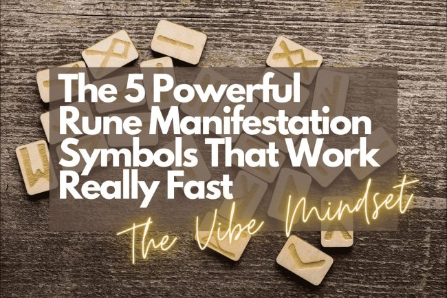 image of run manifestation symbols